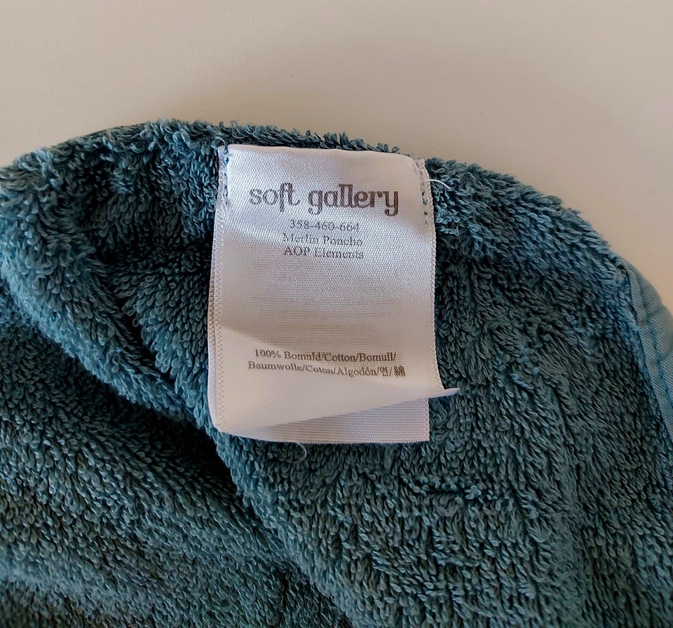 Andet, Poncho håndklæde, Soft Gallery