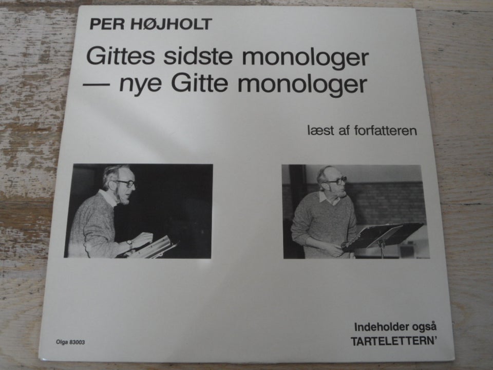 LP, PER HØJHOLT, GITTES SIDSTE MONOLOGER_NYE GITTE