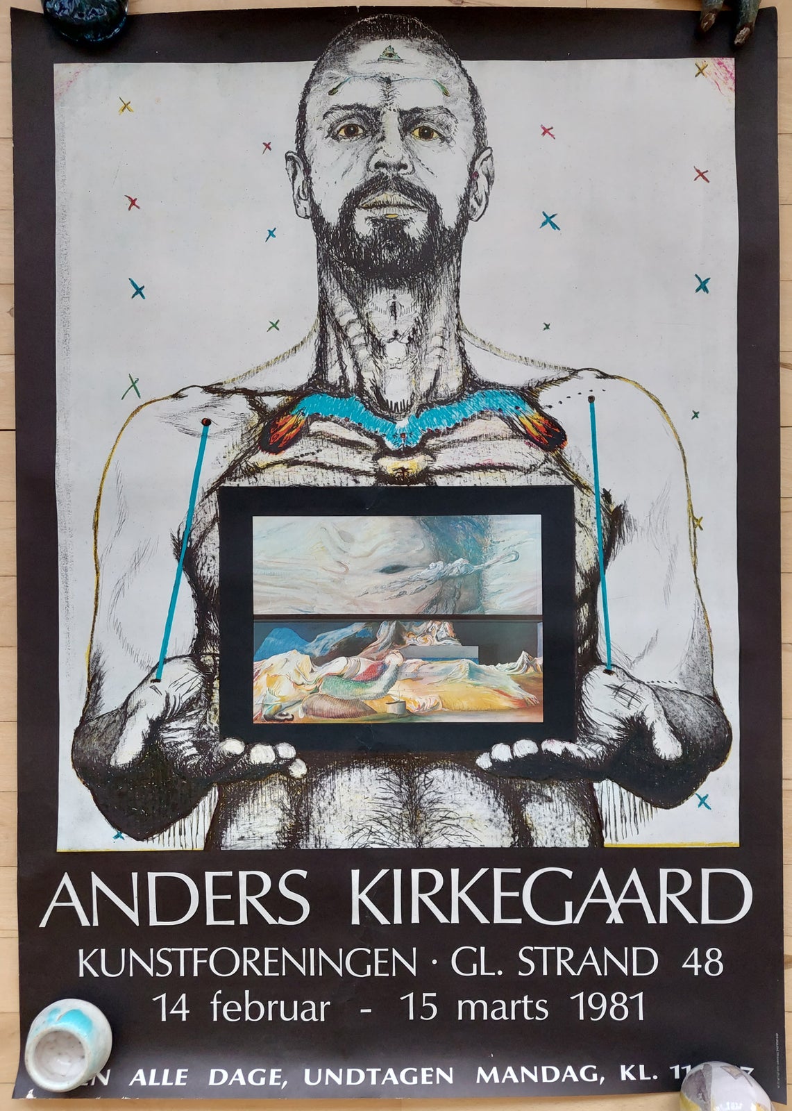 Plakat, Anders Kirkegaard, b: 59,5 h: 84