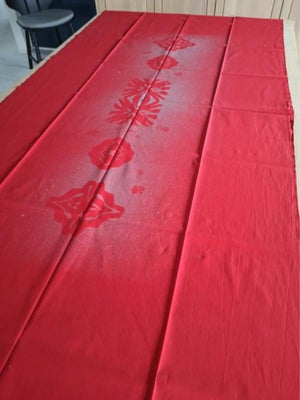 Dug, Rød batik sofa dug 90x200 cm.