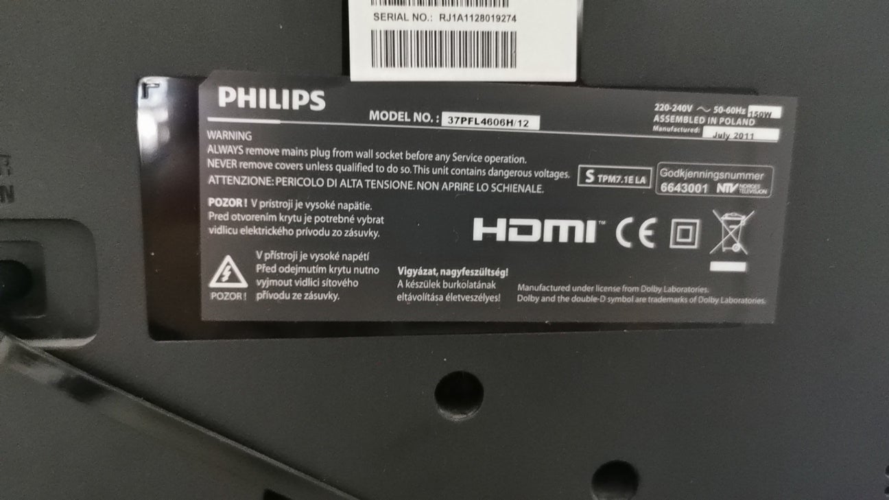LCD, Philips, 37PFL4606H/12