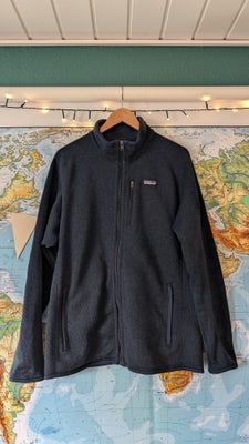 Fleecejakke, str. XL, Patagonia,  New Navy,  Genanvendt Polyester,  Næsten som ny, Fed og lækker fle