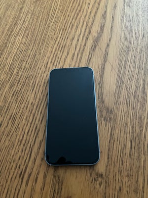 iPhone 14, 128 GB, blå, Perfekt, Hej, jeg sælger en blå iPhone 14 128 giga i perfekt stand med panze