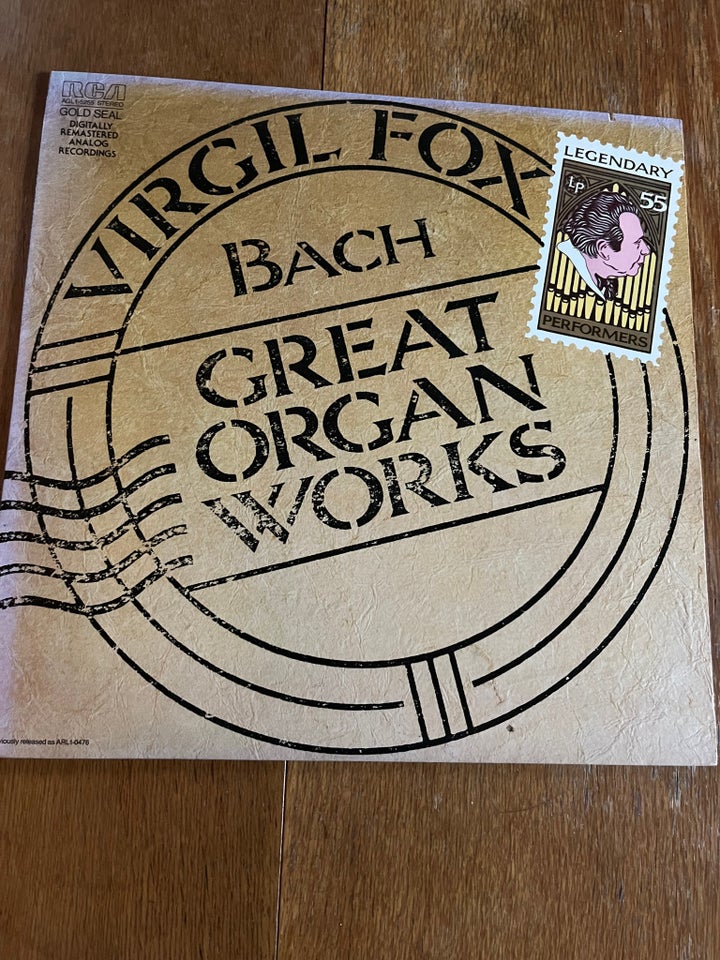 LP, J. S. Bach, GREAT ORGAN WORKS