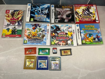 Pokemon Spil Nintendo Game Boy DS 3DS, Nintendo 3DS, anden genre, Forkellige Pokemon Spil til Ninten