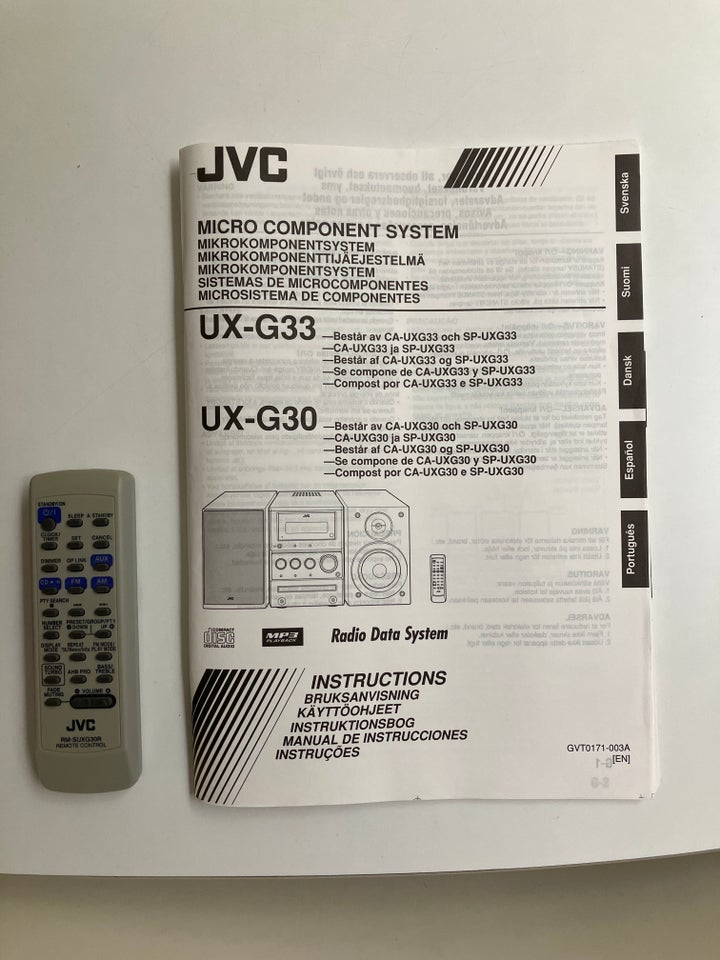 Microanlæg , JVC, UX-G30