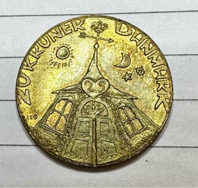 Danmark, mønter, 20, 1992, Dronningens og Prins Henriks sølvbryllup