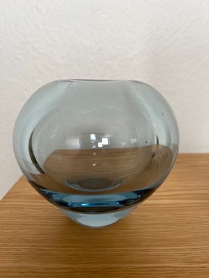 Glas, Vase, Holmegaard, "Rondo", Stor vase, designet af Per Lütken, Holmegaard, "Rondo". Tekst i bun