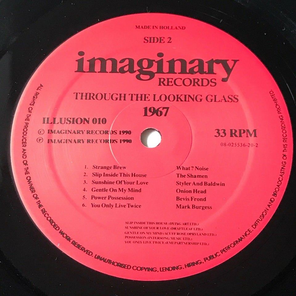 LP, Forskellige, 1967 Through The Looking Glass