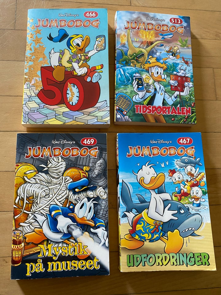 4 stk Jumbo bøger, Walt Disney, Jumbobog