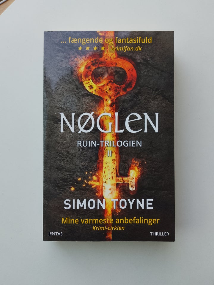 Nøglen, Simon Toyne, genre: krimi og spænding