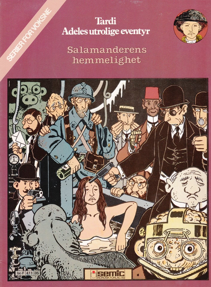 Salamanderens Hemmelighet, Tardi, Tegneserie