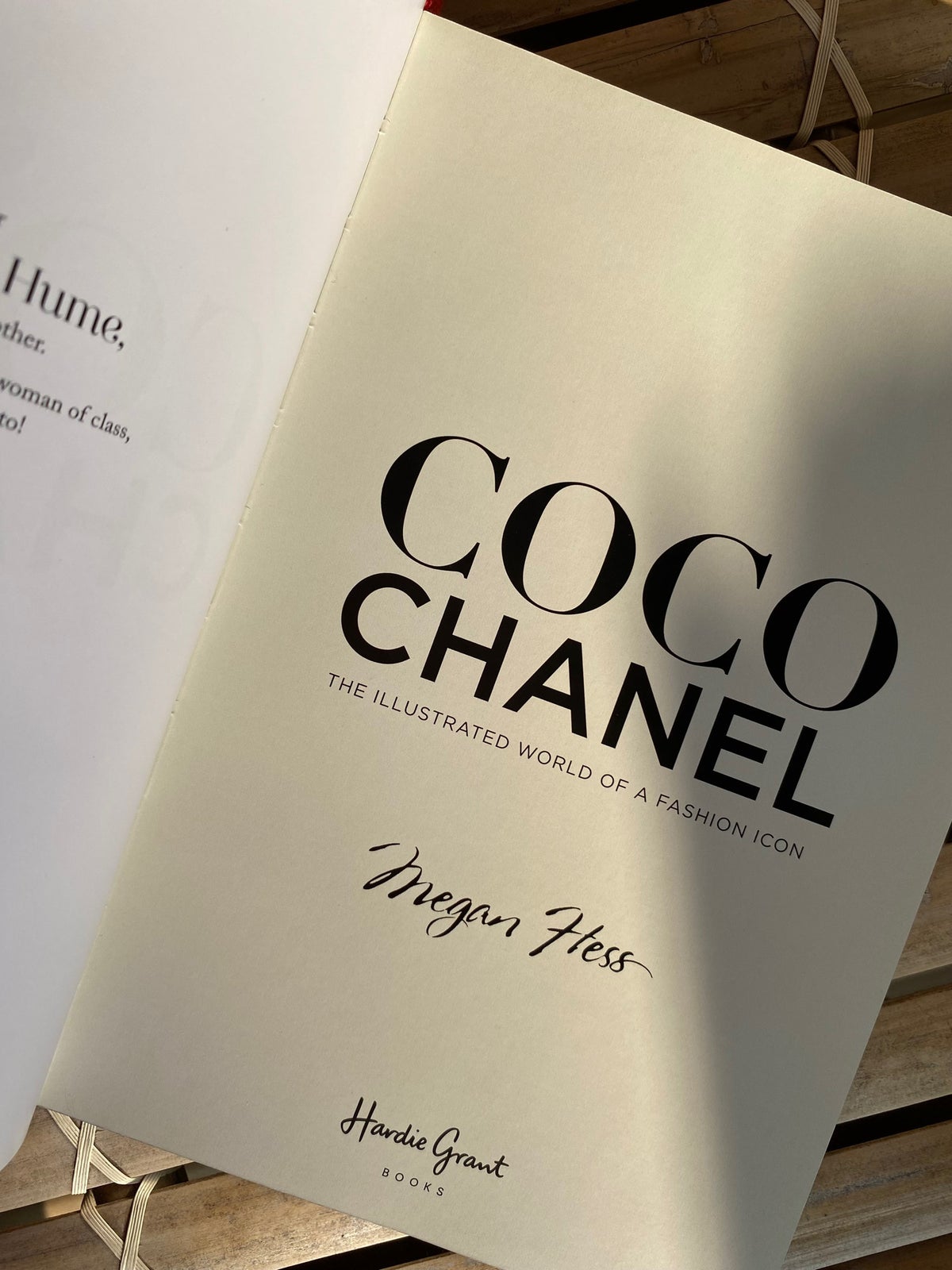 Coffee book, Coco Chanel , Megan Hess –  – Køb og Salg af Nyt og Brugt