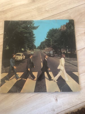 LP, The Beatles, Abbey Road, Rock, Plade med brugsspor, spiller fint igennem