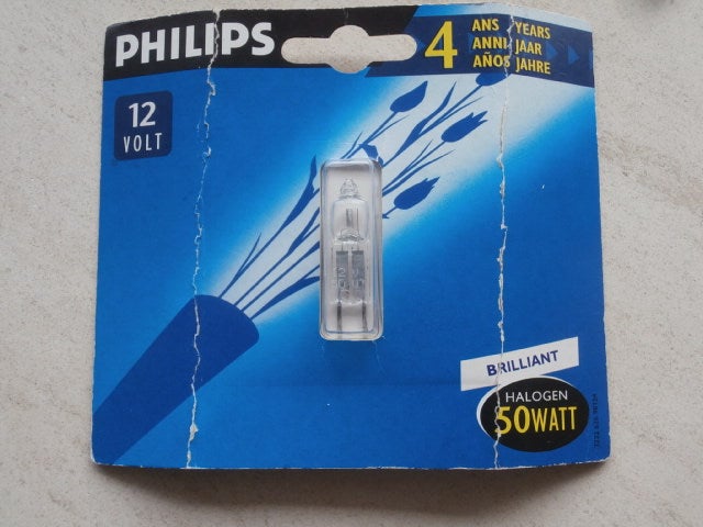 Pære, HALOGEN STIFTSOKKEL Osram, Philips