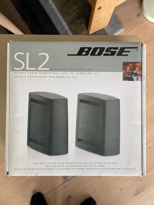 Bose, SL2, andet, Perfekt, Helt nye SL2 trådløse sender og modtager til at tilslutte bag højtalerne 