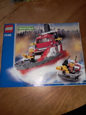 Lego World City, 7046, Fire Command Craft

Alle dele, vasket og tjekket- god stand.
Original byggeve
