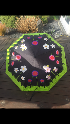 Paraply, Super fin paraply til tasken Ny pris 550 kr.