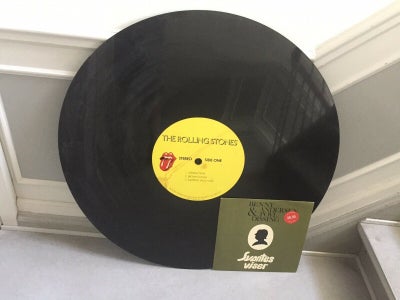 Grammofonplader, 34" / 85 cm. (diam.)GIANT VINYL DISPLAY Record LP, 1982 Rolling Stones - Very Rare 