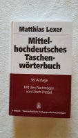 Mittel-hochdeutsches Taschen Wõrtenbuch, Matthias
