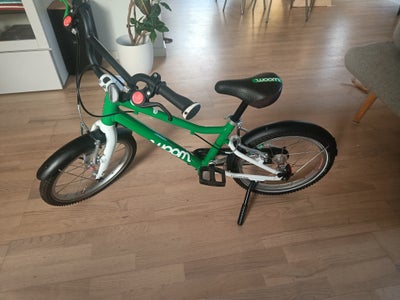 Unisex børnecykel, mountainbike, andet mærke, Woom 3, 16 tommer hjul, Letvægts børnecykel i perfekt 