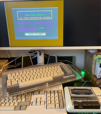 Datasette 1530 C2N, Commodore 64, Flot datasette 1530 C2N er serviceret og justeret. 
Komplet origin