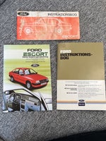 Ford instruktionsbog, Ford Escort instruktionsbøger
