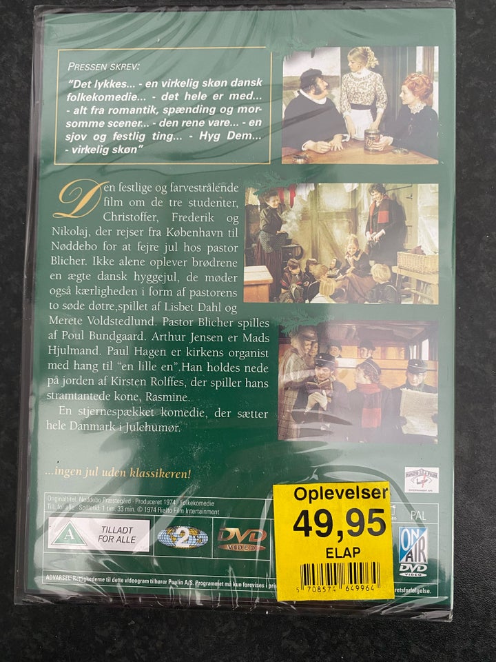 Ny dvd Nøddebo præstegård, DVD, familiefilm