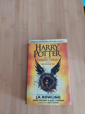 Harry Potter and the Cursed Child, J. K. ROWLING, genre: eventyr, / fantasy. Indbunden bog på engels