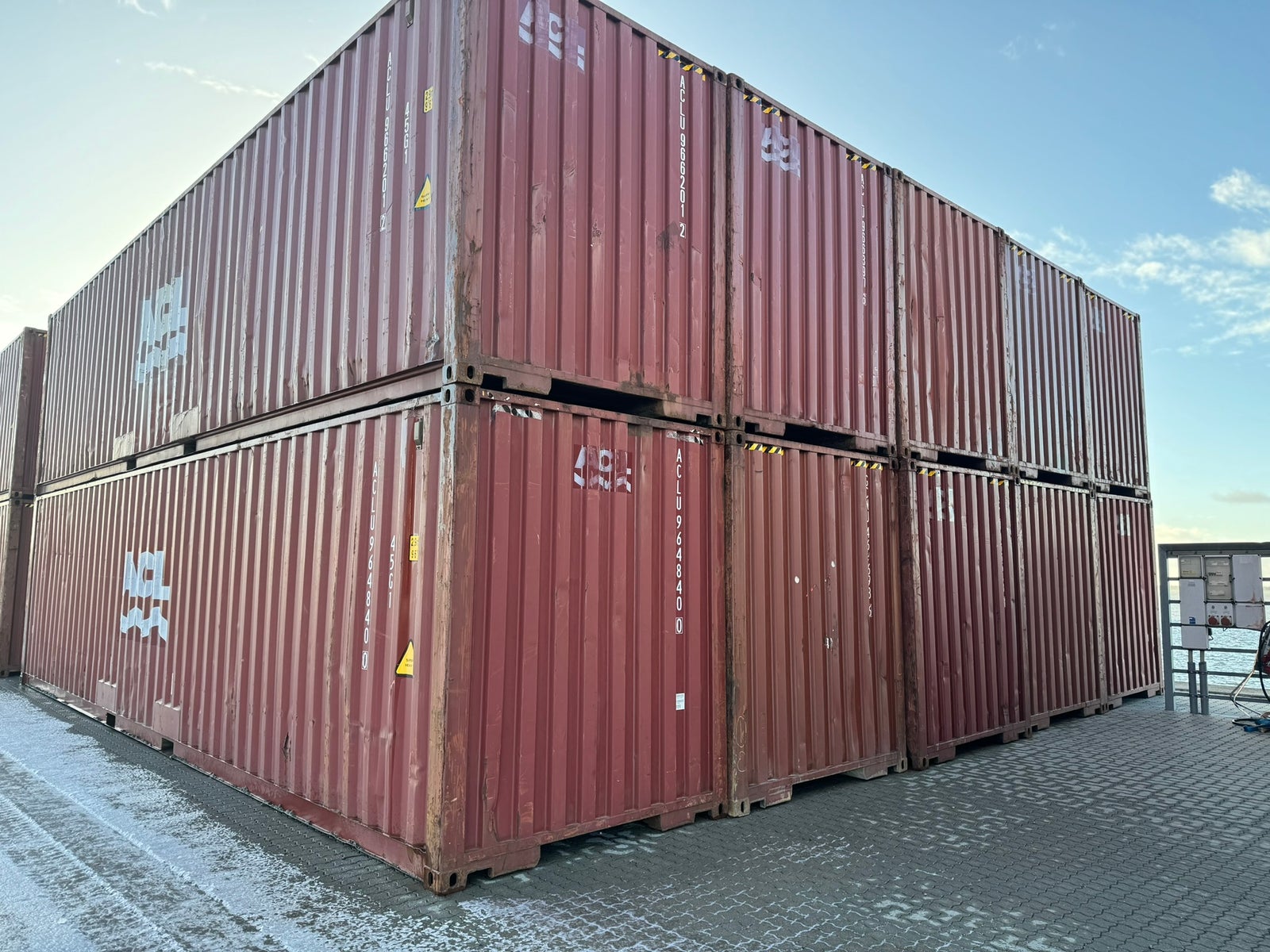 Container, 40 Fod 40HC container, Vind og vandtæt.