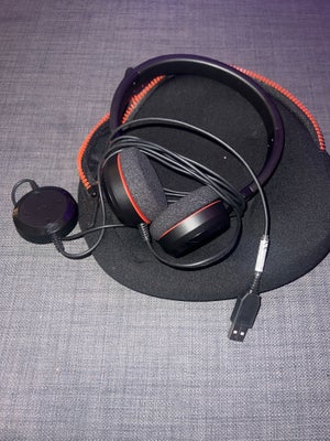headset hovedtelefoner, Jabra, Jabra Evolve 40 MS Stereo Usb/jack, Perfekt, Brugt 2 gange
Lyd kvalit