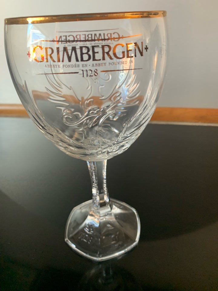 Glas, 6 Ølglas, 6 stk Grimbergen