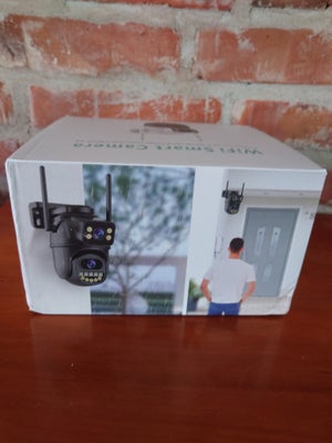 Overvågningskamera, Trådløs wifi overvågnings kamera til udendørs brug, WIFI-kamera Dual Lens Dual S