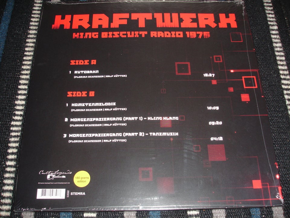 LP, KRAFTWERK, King Biscuit Radio 1975