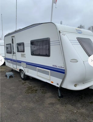 Hobby excellent 495 UL, Meget flot Hobby excellent 495 UL campingvogn fra 2008. Der er 2 enkeltsenge