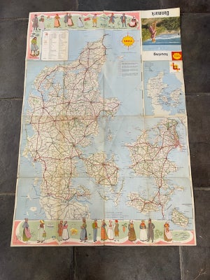 Landkort, Landkort, 2 stk ældre kort
Det ene over norge, det andet over danmark