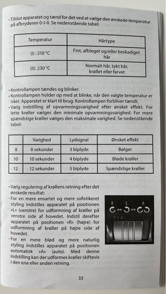 Krøllejern, Keramisk IONIC anti-statisk auto-curl,