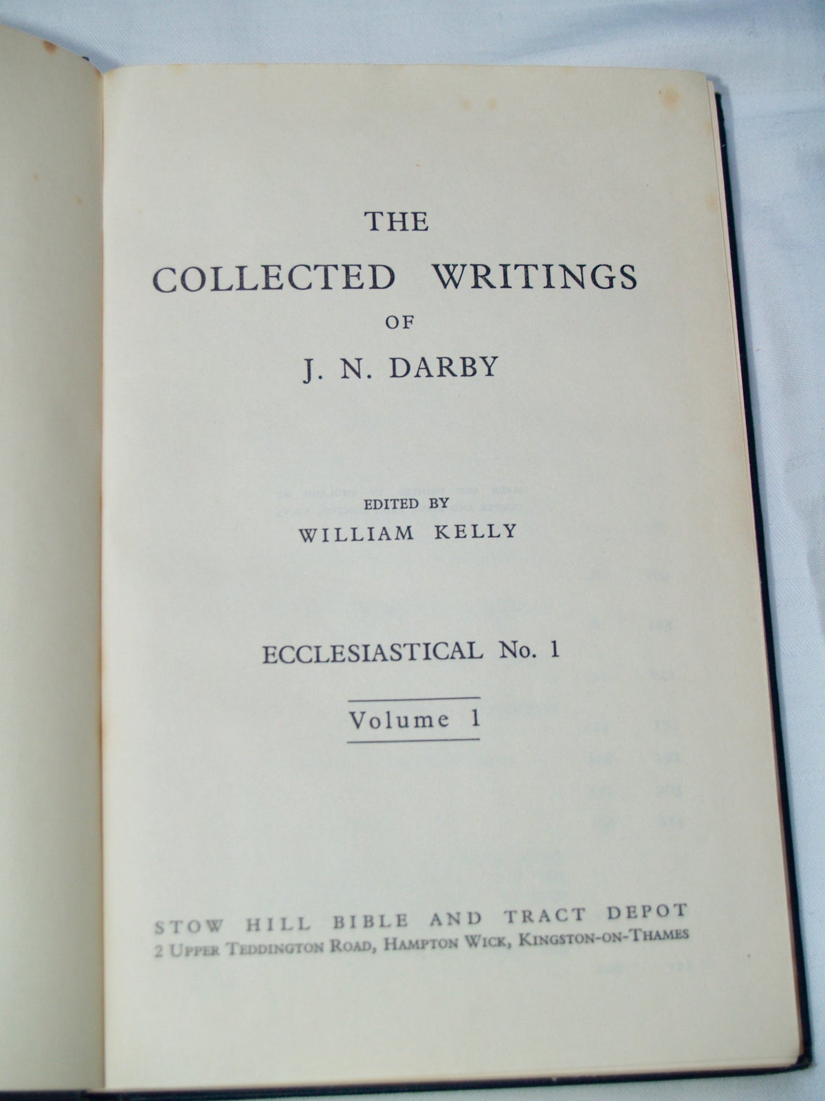 The Collected Writings, of J. N. Darby