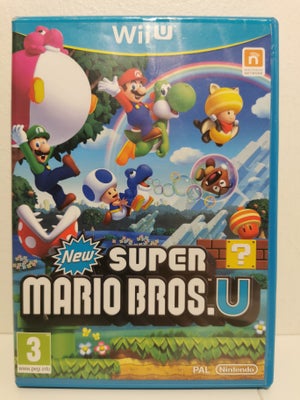 New Super Mario Bros U, Nintendo Wii U, adventure, Virker som den skal 

Læs venligst nedenstående, 