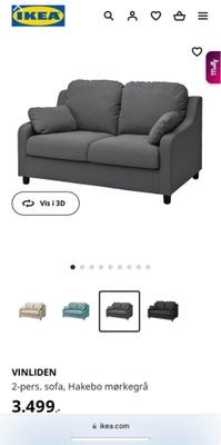 Sofa, 2 pers. , Ikea