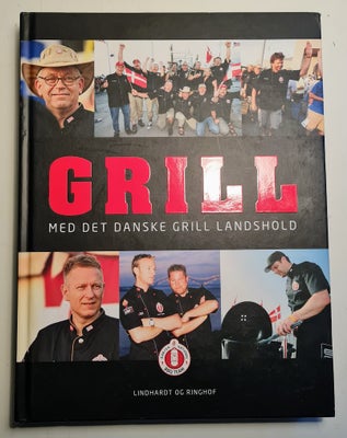 Grill - Med det danske grill landshold, emne: mad og vin, 2 flotte bøger med samme indhold, men med 