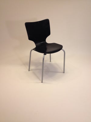 Spisebordsstol, Skolestol i metal monteret med træsæder og ryg, Spisebordsstole / konferencestole hv