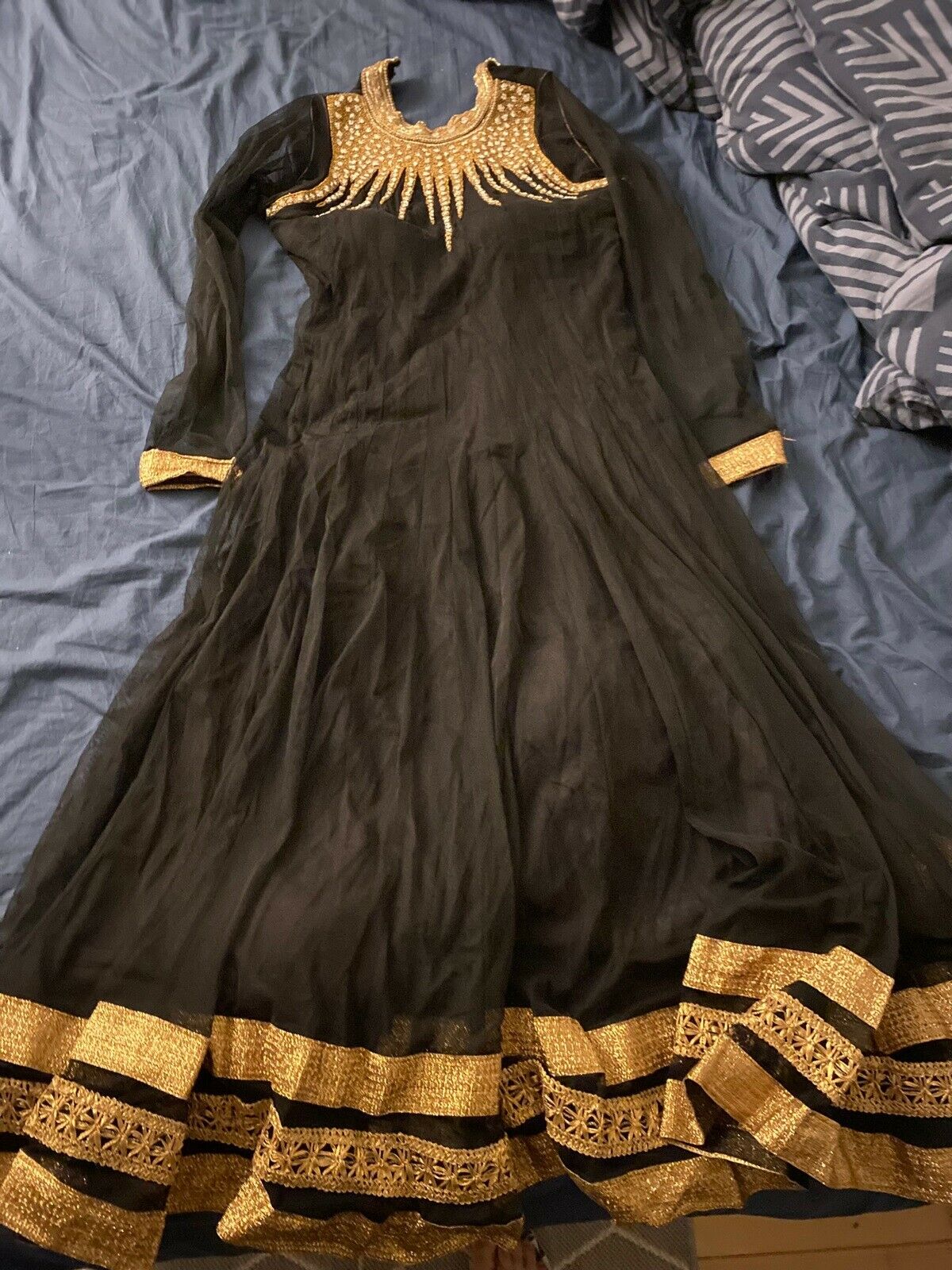 Anden kjole, Indisk kjole, str. S – – Køb og Salg af Nyt og Brugt