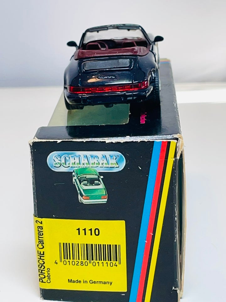 Modelbil, Schabak Porsche Carrera, skala 1:43