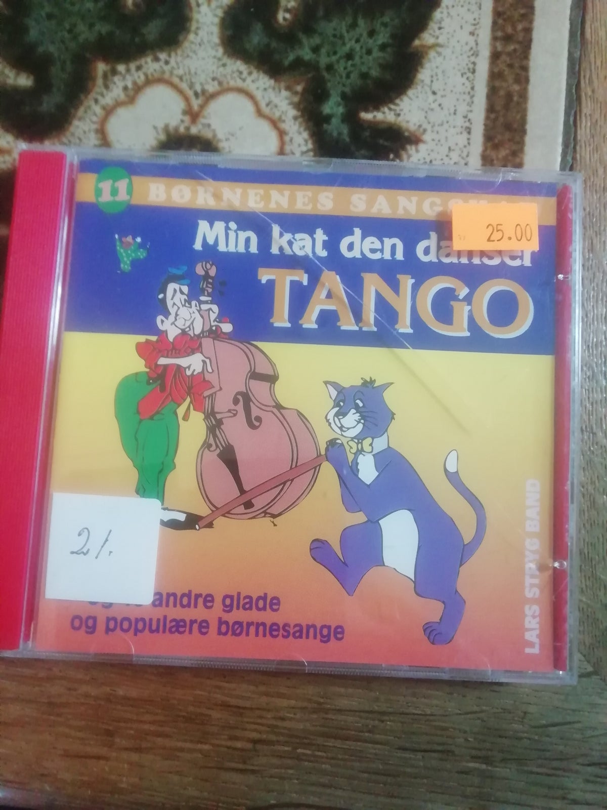 fortov længde Vie Lars Stryg band: Min kat den danser tango, børne-CD – dba.dk – Køb og Salg  af Nyt og Brugt