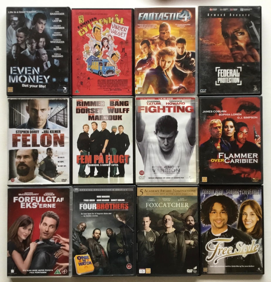E - J Filmtitler, DVD, andet