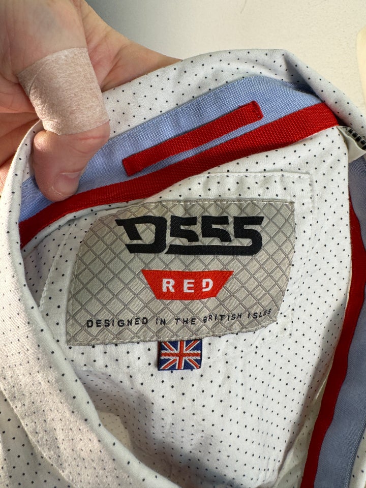 Skjorte, D555 Red, str. XXXXL