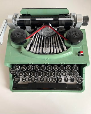 Lego Ideas, 21327, Flot og samlet skrivemaskine. Fra ikke ryger hjem. Manualen kan downloades på LEG
