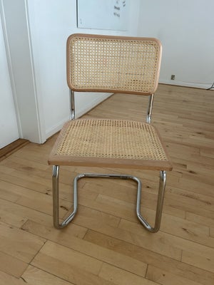 Spisebordsstol, Flet, Klassisk fletstol med skønt retroudtryk. Stolen er fjedrende, hvilket giver en