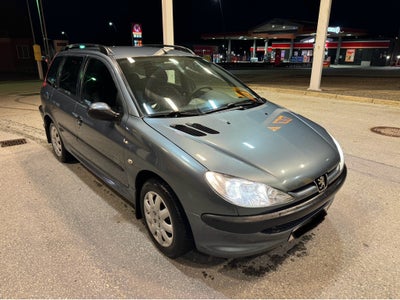 Peugeot 206, 1,4 HDi X-Line SW, Diesel, 2006, km 267000, grå, nysynet, aircondition, ABS, airbag, 5-